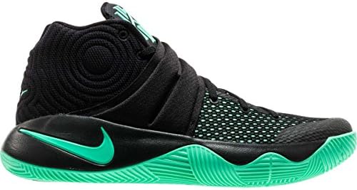 NIKE KYRIE 2 MEN'S GREE BASKETBALL SHOES (819583-007) (13.5, BLACK/GREEN GLOW)
