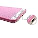 Samsung Galaxy S6 Case-Aurora Samsung S6 Luxury Bling Diamond with Crystal Rhinestone Handmade Hard PC Case Cover for Samsung Galaxy S6 (samsung galaxy s6, Pink)