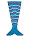 YiZYiF Elegant Mermaid Tail Knitted Blanket Soft cozy Sleeping Bag for Adult Children Teen Kids (Blue Purple)