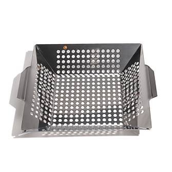 Stainless Grill Wok with Handles - Frontgate