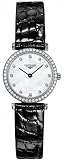 Longines La Grand Classic Ultra Thin MOP Dial Diamond Markers Diamond Bezel Women's Watch