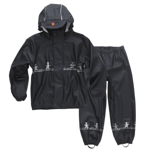 Lego Wear Jungen Jacke 13143 JUSTIN 207 - RAINWEAR, Gr. 110, Blau (590 NAVY) Preisvergleich