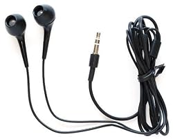Black Stereo Earphone Headphones For iPod Nano iPhone 3G 3GS