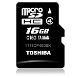 東芝 CLASS4対応 microSDHCカード16GB SD-C16GR6W4 【並行輸入品】海外向けパッケージ品