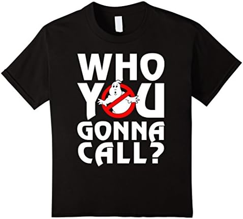 Kids Who You Gonna Call Ghost Buster T Shirt 6 Black