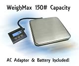 Weigh Max Digital Shipping Scale 150 Weight Postal Rates Scales
