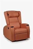 Indoor Furnitures item: NexIdea NexChair LUXE5-TANGERINE Wall Hugger Lift Chair