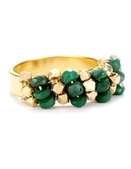 Amanda Rudey "Divas and Heroines" Emerald Mattie Ring