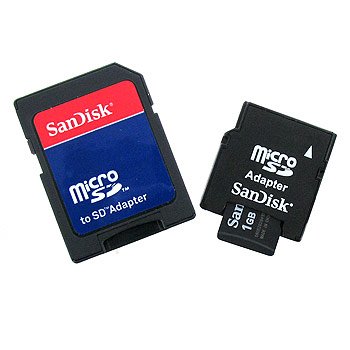 TILT AT&T KAISER SANDISK MICRO SD 1GB MEMORY CARD