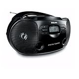 Philips AZ1326 Radio-cassette CD mp3 Tuner Num�rique 20P 2 x 1 W Noir laqu�par Philips