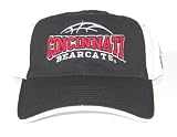 University of Cincinnati Bearcats NCAA Black and White Fitted One Size Hat