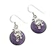 Sterling Silver Kittens on Amethyst Gemstone Kitty title=
