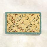 Flower and Leaf Coir Doormat (18x30)
