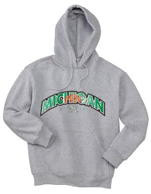 Michigan #1 Adult Hooded Sweatshirt