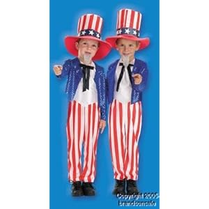 Toddler Uncle Sam Costume (Size:2-4T)