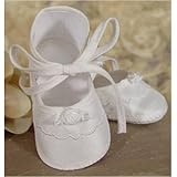 Christening Shoes ~ Girls Silk Shantung Shoe