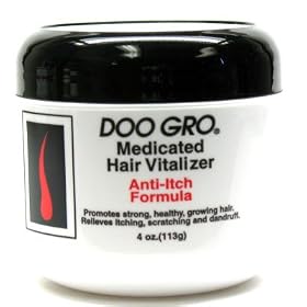 DOO GRO Medicated Hair Vitalizer Anti Itch Formula Promotes Strong, Healthy, Growing Hair Relieves Itching, Scratching and Dandruff 4oz 113g by Doo Gro