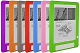 High Quality Amazon Kindle DX E-Book Reader Silicone Skin Cover Case (8 Color options) + Anti Scratch LCD Screen Protector Film