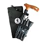 HUGO Elite Folding Cane, Black/Birch