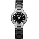 DKNY Ceramic Quartz Black Dial Women's Watch NY4980