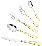 Lorenzo Melina-GS 18/10 84-Piece Flatware Set Service for 12