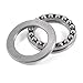 Uxcell a13050600ux0343 Auto 52mm x 35mm x 12mm Carbon Steel Axial Thrust Ball Bearing 51107, 1.38 Carbon Steel