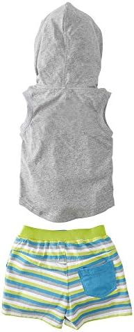 Torio 2-Piece Sleeveless Hoodie and Shorts Set 6-9 months