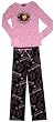 Pirates of the Caribbean - Pink and Black Fleece PJ Set for women