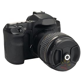 Everydaysource Black Camera Lens Cap Keeper Holder