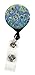 Buttonsmith Vangogh Iris Tinker Reel Retractable Badge Reel - with Alligator Clip and Extra-Long 36 inch Standard Duty Cord - Made in The USA