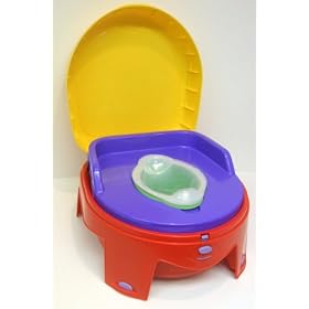 Precious Ones 4-in-1 Potty, Secure-Adjust Trainer, Storage Step Stool and PottEase Liners