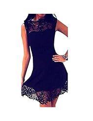 Sexy Plaid Print Summer Cotton/Polyester Cocktail Short Lace Party Dress/Mini Dress 
