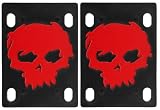 Zero Blood Skull (Set of 2) Riser Pads - Black / Red