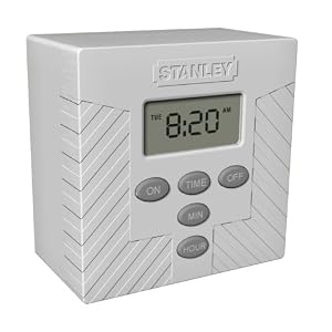 Stanley 31206 TimerMax Indoor Digital Lamp Timer, White by Stanley