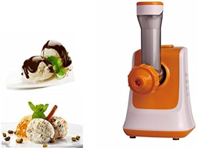 SunSir Frozen Healthy Fruits Dessert Maker - 100% Fruit Soft-Serve Maker (ORANGE)