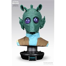 Star Wars: 1:1 Greedo Life-Size Bust by Sideshow Collectibles!