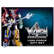 Voltron Defender of the Universe Lion Force Gift Set Plastic Version