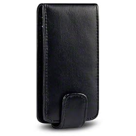 PU Leather Flip Case For Sony Ericsson Xperia Ray - Black