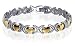 Stainless Steel Magnetic Heart Ladies Bracelet 7.75 inch