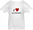 I LOVE ALABAMA - ALABAMA TODDLER - State-series - White Toddler T-shirt