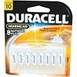 Duracell 1.4 Volt Zinc Air Hearing Aid Batteries Size 10 DA10B8 (8 Batteries)