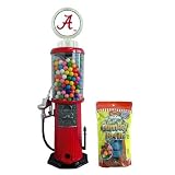 Alabama Crimson Tide NCAA Red Retro Gas Pump Gumball Machine
