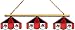 Imperial Tampa Bay Buccaneers Licensed Three Shade Stained Glass Billiard Table Lamp