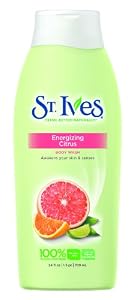 St. Ives Body Wash Energizing Citrus, 24 Ounce (Pack of 2)