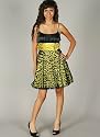 Tie-Behind Leopard Print Formal Dress for Bridesmaid Formal Prom