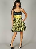 Tie-Behind Leopard Print Formal Dress for Bridesmaid Formal Prom
