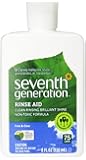 Seventh Generation Rinse Aid, Free & Clear, 8-Ounce Bottles, Pack of 9, Packaging May Vary