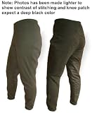 Casual Riding Pants Relax fit Breeches Jodhpur -Black -32