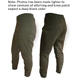 TOMARA Equestrian Casual Pants Relax Fit Breeches Black 30