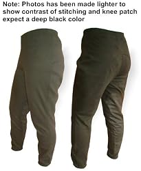 TOMARA Equestrian Relax Casual Fit Breeches Riding Pants - Black - Size 32